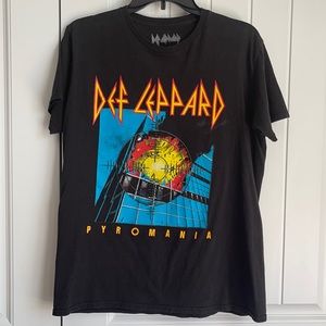 Def Leppard Hysteria tour concert t shirt